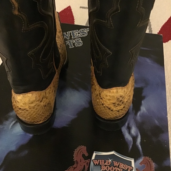 Wild West cowboy boots- Buttercup- Python - Picture 7 of 13
